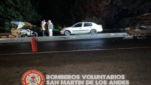 Trágico choque frontal en Ruta 40 cerca de San Martín de los Andes: un hombre de 25 años murió en el lugar