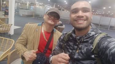 Marcos Maidana sumó a su plantel de boxeadores al roquense Christian Luis.