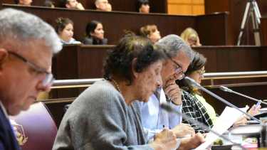 Bruno, Papa y Monzani integran Hacemos Neuquén. Foto: Cecilia Maletti.