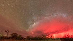 Recuerdo al rojo vivo: así vivían la aurora austral en Patagonia