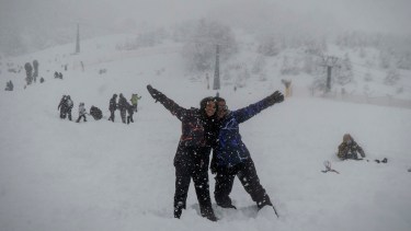Así está el cerro Catedral con la última nevada en Bariloche. Foto: archivo 