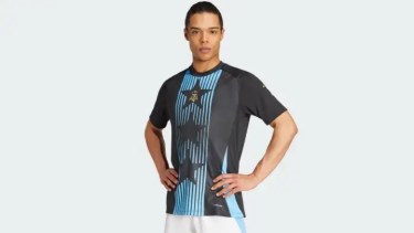 La nueva camiseta que la selección nacional usará en la previa de los partidos de la Copa América.