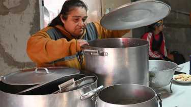 Comedores y merenderos de Neuquén y Río Negro reciben menos alimentos, y más pedidos. Foto: Florencia Salto.