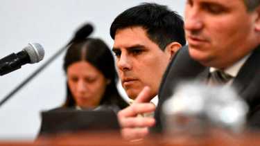 Pablo Parra presenté en la audiencia de selección del jurado popular en Cipolletti. Foto: Matías Subat