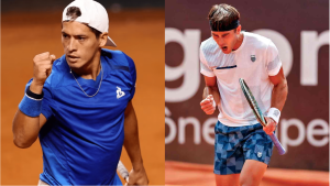 Báez y Etcheverry avanzaron a los cuartos de final y sueñan con el ATP de Ginebra y Lyon