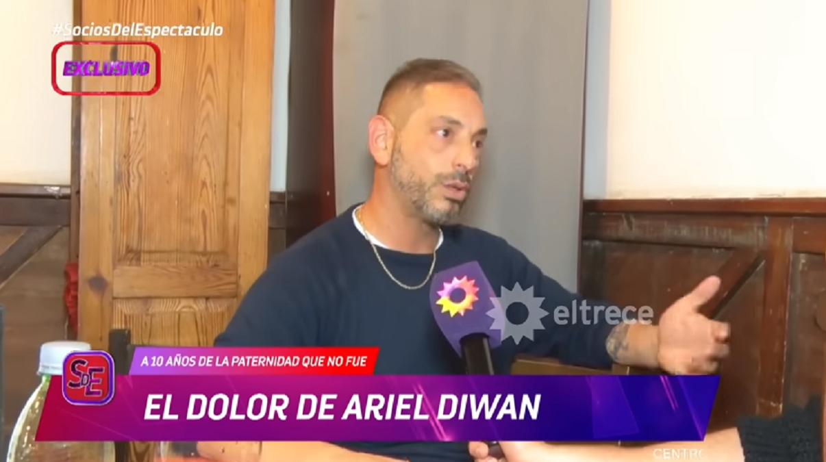 Ariel Diwan y una extensa charla con Socios del Espectáculo, el programa de El Trece. 
