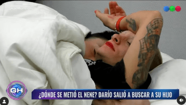 Furia de Gran Hermano durmió junto a Francisco, el hijo de Darío. 