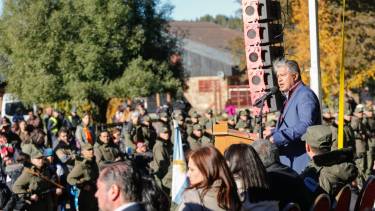 Video | Figueroa en San Martín de los Andes: consiguió 50 millones de dólares para asfaltar dos rutas claves