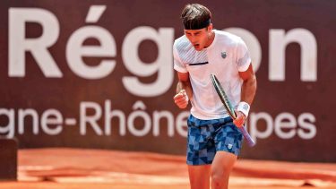 Etcheverry jugará este sábado la final de Lyon ante Giovanni Mpetshi Perricard.