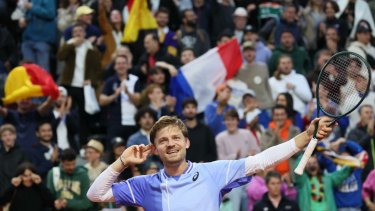 David Goffin dijo que el torneo cada vez se parece más a una cancha de fútbol.