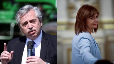 El furioso cruce entre Bullrich y Alberto Fernández en redes sociales: "Sr. extítere"