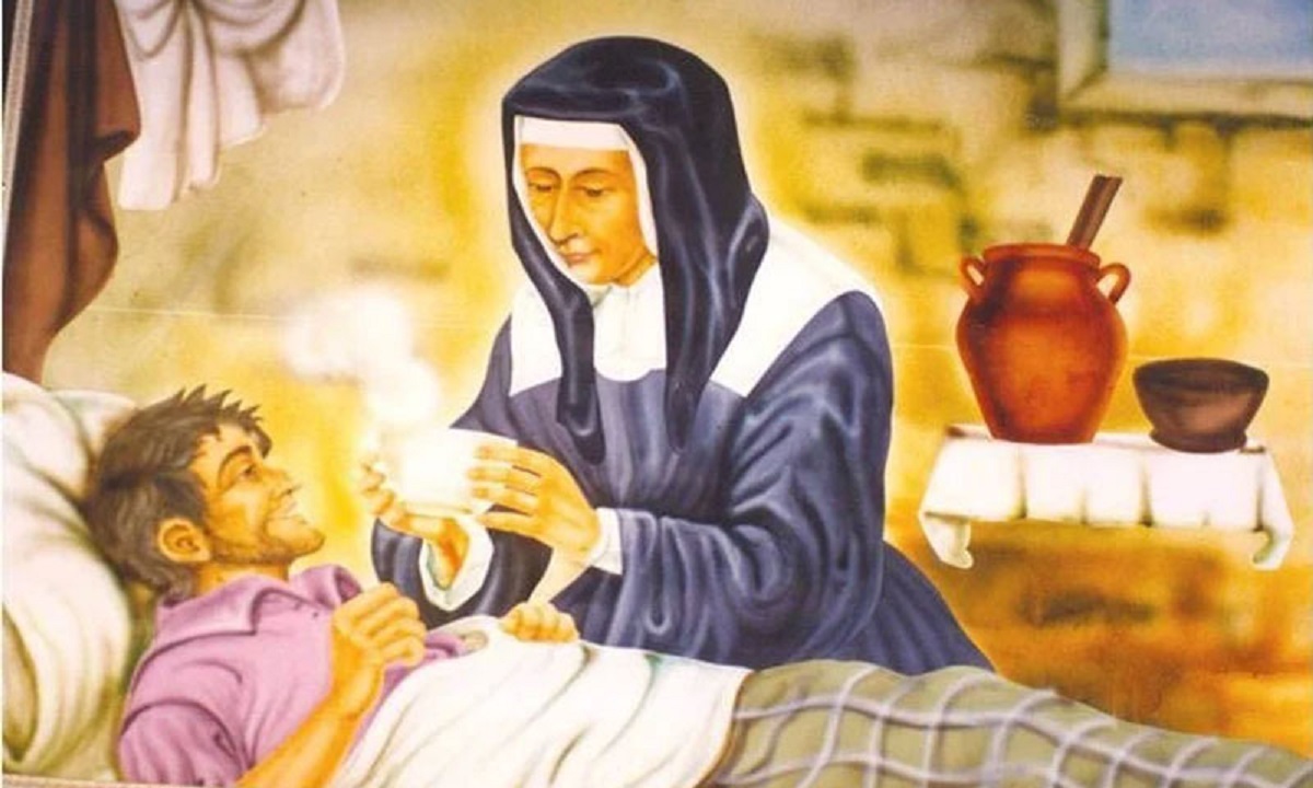 Santa Luisa de Marillac es patrona de pobres y viudas.-