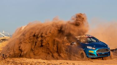 El piloto de Junín de los Andes anduvo a fondo por los caminos del norte neuquino. (Locos x el Rally)