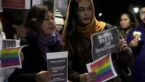«Las mataron por lesbianas», así fue el acto contra la violencia a la comunidad LGBTI+ en Neuquén