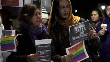 «Las mataron por lesbianas», así fue el acto contra la violencia a la comunidad LGBTI+ en Neuquén