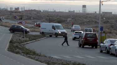La avenida Soldi en Neuquén capital, en el sector norte. Foto: Oscar Livera.