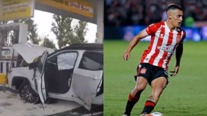 Quién es Tiago Palacios, el jugador de Estudiantes que chocó alcoholizado en una estación de servicio