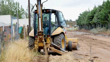 Comenzó la tarea para avanzar con la red del servicio. (Foto: gentileza)