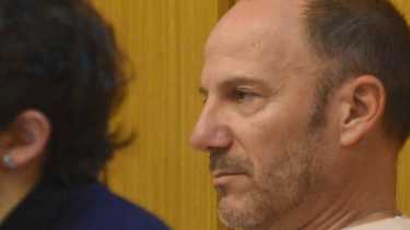 Gatti estuvo presente en las dos primeras audiencias del juicio que se inició por tenencia y distribución de imágenes de abuso sexual infantil. foto: Juan Thomes