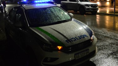 El robo ocurrió anoche en el barrio Judicial. Foto Andrés Maripe