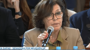 Ley Bases: Silvia Sapag habló sobre El Mangrullo en Cutral Co y la privatización de YPF, para rechazar el RIGI