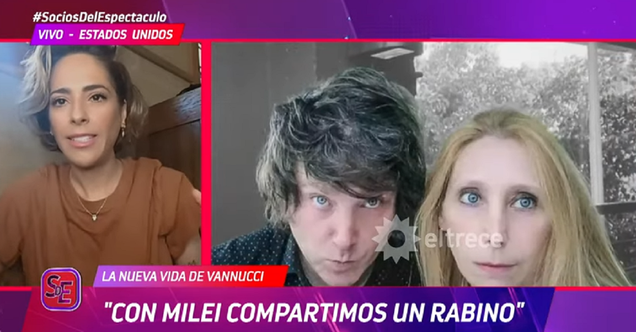 Victoria Vanucci habló de los rumores de romance con Javier Milei en Socios del Espectáculo. 