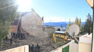 Una excavación, un nuevo derrumbe y un mismo actor vinculado al alud de Huinid en Bariloche