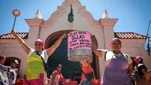 Protesta frente a la residencia de Milei en Olivos: organizaciones sociales reclaman alimentos
