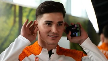 Álvarez eligió al festejo de Messi como su celebración favorita.