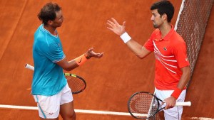 Novak Djokovic elogió a Rafael Nadal en Roma: «Enfrentarlo debe ser uno de los desafíos más difíciles»