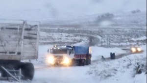Intensa nevada en la Línea Sur de Río Negro: «Extrema precaución al circular», advirtió Vialidad