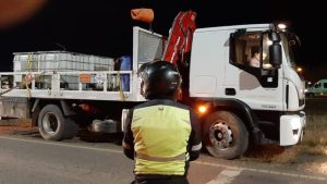 Ruta 7 en Neuquén: hubo control de cargas este lunes y retuvieron vehículos