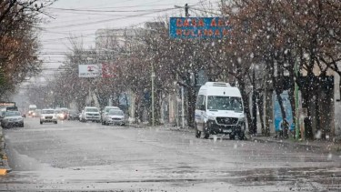 La nieve sorprendió el año pasado a los habitantes valletanos. Foto: archivo. 