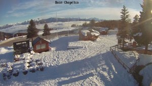 Las Grutas y el cerro Chapelco, en San Martín de los Andes, entre los puntos más fríos del país 