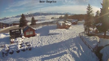 Base del Cerro Chapelco: Foto: cámaras en vivo Cerro Chapelco.