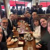 Imagen de Primer encuentro de Francos con el gabinete: desayuno en un bar y foto con los ministros