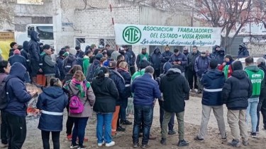 ATE se mantuvo en asamblea permanente durante la negociación paritaria. Foto: Gentileza