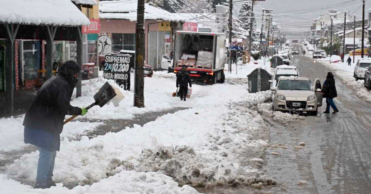 The snow returns with a warning this Monday in Neuquén and Río Negro: very dangerous instances