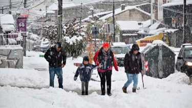 Nieve en Río Negro y Neuquén. Foto: Alfredo Leiva