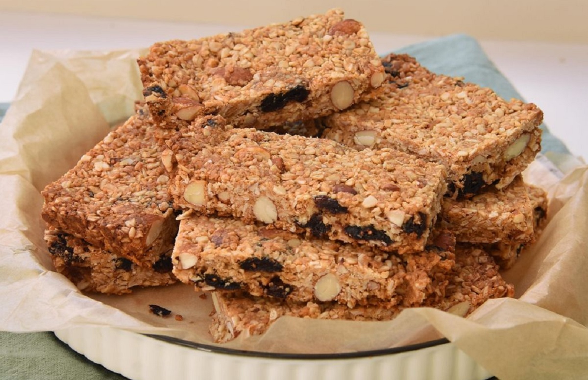 Receta de barritas de cereal caseras para el colegio o el trabajo