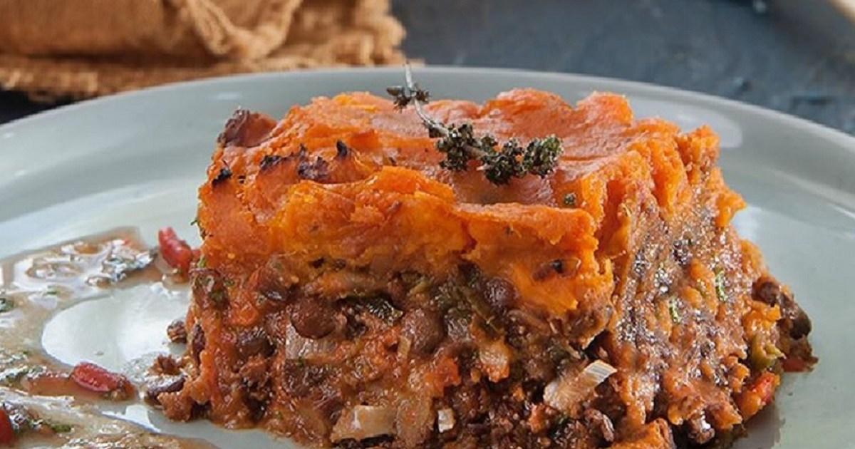 Pastel de lentejas y boniatos: un plato casero con mucho sabor