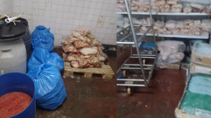 Clausuraron dos carnicerías de Roca y decomisaron chacinados por estar en mal estado
