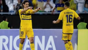 Cavani tras la agónica victoria de Boca en la Sudamericana: «Sabíamos que no iba a ser fácil»