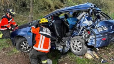 Una de las turistas había quedado atrapada. Foto: gentileza Diario Los Andes