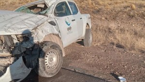 Accidente de la exministra Mage Ferraresso y miembros de Upefe en Piedra del Águila: iban a mostrar rutas