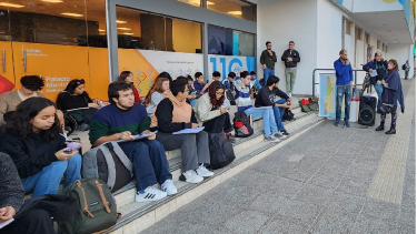 a clase estuvo a cargo de la rectora de la universidad Beatriz Gentile. (Foto: gentileza prensa unco)