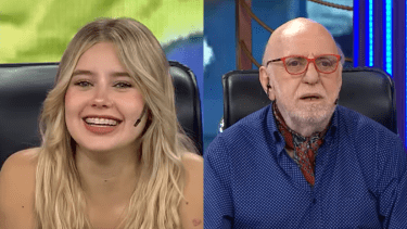 El periodista deportivo y la influencer tuvieron un fuerte cruce en el programa Bendita.