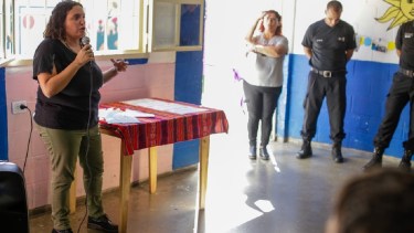 Espacio para las infancias en la Unidad 46 del Penal de San Martín, provincia de Buenos Aires. Foto: Ariel García Giménez.