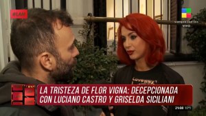 Flor Vigna ¡no para!: otra vez habló sobre Luciano Castro y Griselda Siciliani