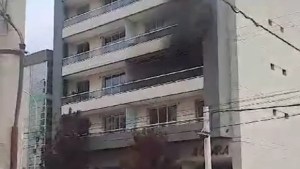 Video: temor por un principio de incendio en pleno centro de Cipolletti